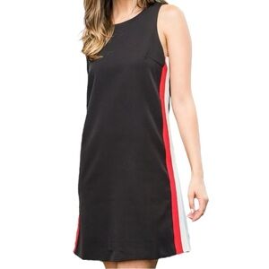 THML Women’s Sleeveless Black Shift Mini‎ Dress   Sz M